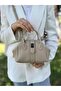 Nçs Mink Mini Women's Hand and Shoulder Bag - Minimal of Elegance (En:18~Boy:13) - 7