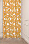 Leaf Bohemian Antique Ethnic Patterned Special Design Digital Printed (Single Wing) Modern Beige Stylish Background Curtain