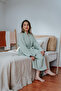 Home&Baby 4 Layer Muslin Kimono Model Bathrobe/Evening Gown Green Color - 6