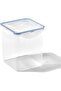 2.6L Square  Airtight Food Storage - BPA-Free, Microwave, Freezer, and Dishwasher Safe - 3