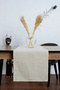 Cotton Beige Raw Linen Runner 40X110 cm Natural (2 Pcs) - 2