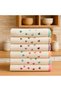 Set of 6 30x50 Kitchen Towels with Pompom and Heart Embroidery - 5