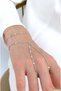 Women's Silver Color Thin Chain Shahmeran – Elegant Model with Shine and Adjustable - 2