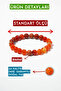 Agate Natural Stone Bracelet (Balance and Decision) 1St Quality Natural Stone - 4