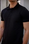 Men's Polo Neck Buttoned T-Shirt - 3