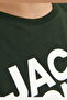 Crew Neck Logo Printed T-Shirt - 7