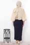 Pencil Skirt Tsd0291 Navy Blue - 5