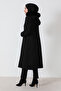 Patch Detailed Stamp Coat TSD230812 Black - 5