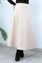 Suede Mevlana Skirt Tsd0036 Beige - 3