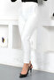 Patch Detailed Trousers Tsd230422 Ecru - 2