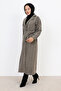 Double Breasted Collar Buttoned Cape TSD231111 Beige - 4