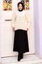 Buttoned Pocketed Knitwear Cardigan Tsd240716 Beige - 4