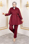Lara Scuba Suit Tsd 250128   Burgundy - 7