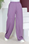 Elastic Waist Wide Leg Trousers TSD230514 Lilac - 3
