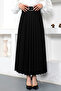 Belted Pleated Skirt Tsd220915 Black
