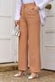 Striped Palazzo Trousers TSD240117 Tan - 4