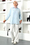 Belted Wide Leg Trousers Tsd221110 White - 5
