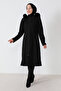 Patch Detailed Stamp Coat TSD230812 Black