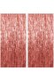 Rose Gold Metallized Backdrop Door Wall Ornament Curtain – Party Ornament and Background Decor - 5
