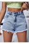Comfortable Summer High-Waisted Ripped Model Short Shorts SUMMER STREETWEAR - 3