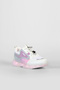 Corn Basic Girl's White/Pink Sneakers - 5