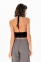 Summer Muslin Bustier with Göcek Binding Detail Black Black - 2