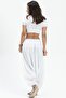 Short Sleeve Shile Cloth Latin Summer Bustier White Byz - 2