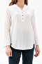 Long Sleeve Sile Cloth Acacia Summer Blouse White Byz - 3