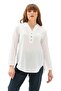 Long Sleeve Sile Cloth Acacia Summer Blouse White Byz - 6