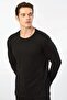 Men's 50% Modal, 50% Cotton Crew Neck Long Sleeve T-Shirt - 3
