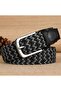 Men's Belt with Braided Elastic Stretch Feature - 8