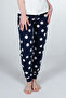 100% Cotton Women's Short Sleeve Printed and Polka Dot Pajamas Set - 5