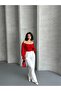 Women's Madonna Collar Balloon Sleeve Crepe Blouse - 7
