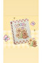 Capybara Capybara Hologram Cover Striped Spiral Notebook A5 Anime School Stationery Office Gift