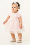 Baby Girl Evening Dress, Polka Dot Pattern Summer Dress with Bandana Gift