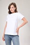 100% Cotton super quality women's t-shirt solid color White crew neck organic cotton combed t-shirt - 5