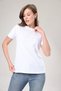 100% Cotton super quality women's t-shirt solid color White crew neck organic cotton combed t-shirt - 6