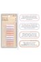 Postit ملون شفاف Post-it Post It.علامة مرجعية للكتاب، ورق ملاحظات لاصق، 200 ورقة - 5
