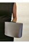 Beegi Women Satin Platinum Evening Dress Clutch Night Chain Wedding Bag - 2
