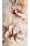 Amazing | Powder Pink Color Flower Model | Framed Tempered Glass Table Single Vertical - 2