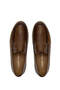 Men's Genuine Leather Brown Loafer Shoes - 5