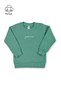 Unisex Baby Lettering Embroidered Seasonal Boys-Girls Green Bottom Top Set - 2