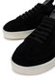 Men's Genuine Leather Black Suede Sneakers & Sports Shoes - 5