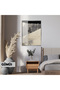 Amazing | Abstract | 2-Bronze Black Patterned Model | Framed Tempered Glass Table Single Vertical
