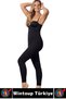 Casual Sports Abdominal Waist Tightening Strengthening Recovering Elastic Comfortable High Waist Corset Leggings - 4