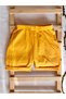 100% Organic Cotton Unisex Summer Baby Set – Teddy Bear Patterned T-Shirt & Yellow Shorts Set of 2 - 4