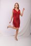 Glamorous Radiant Red Fringe Party Dress - 6