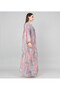 Petal Grace Embroidered Jalabiya with Belt - 3