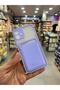 Apple iPhone 12 Case with Credit Card Holder Erasable Back Matte Silicone Edge Color - 2