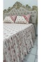 Bed Sheet Set with Ruffles Fitted Skirt and Pique Suitable for Double 1.80X2.00 cm - 7